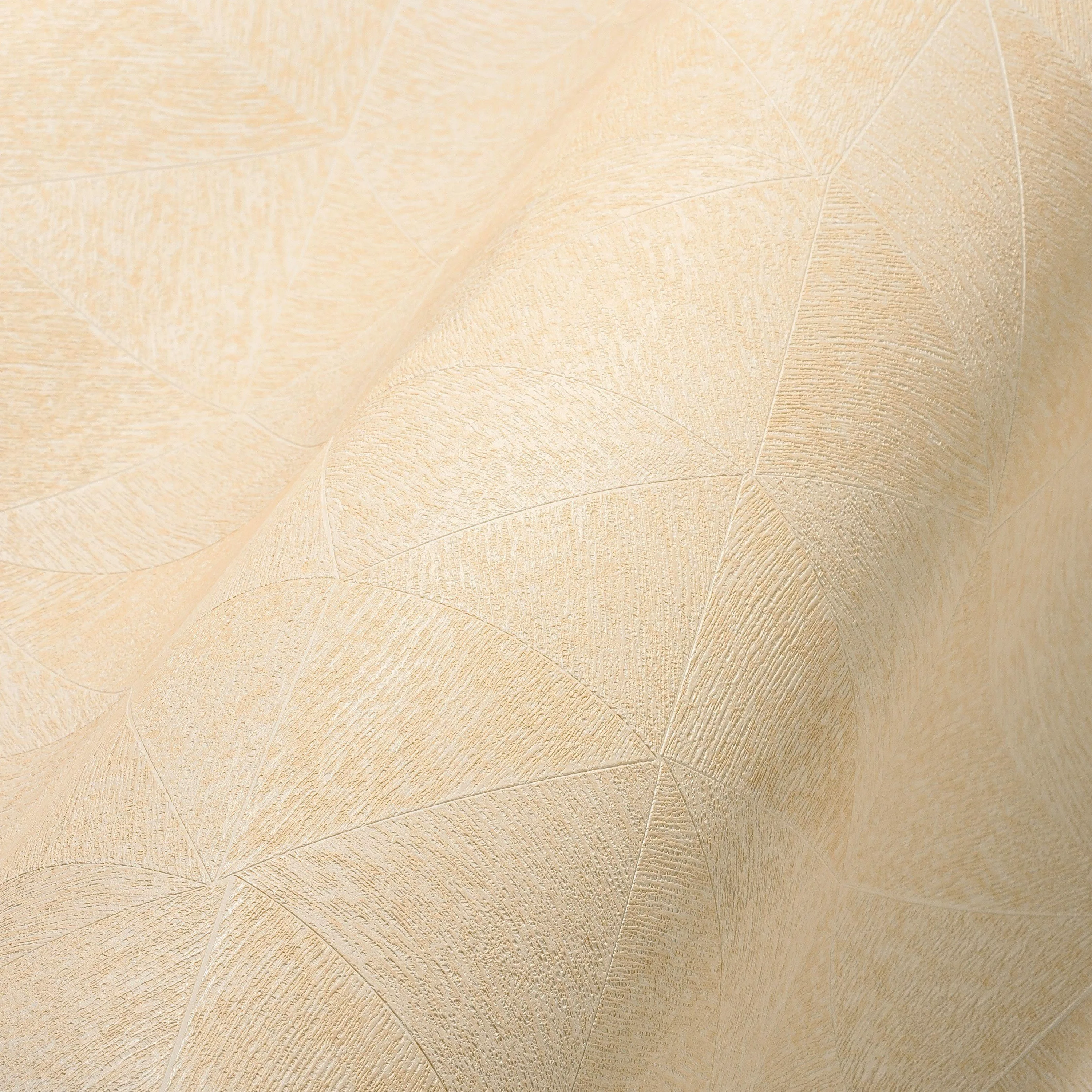Bricoflor Tapete mit Dreiecken Geometrisch Moderne Vliestapete in Creme Wei günstig online kaufen
