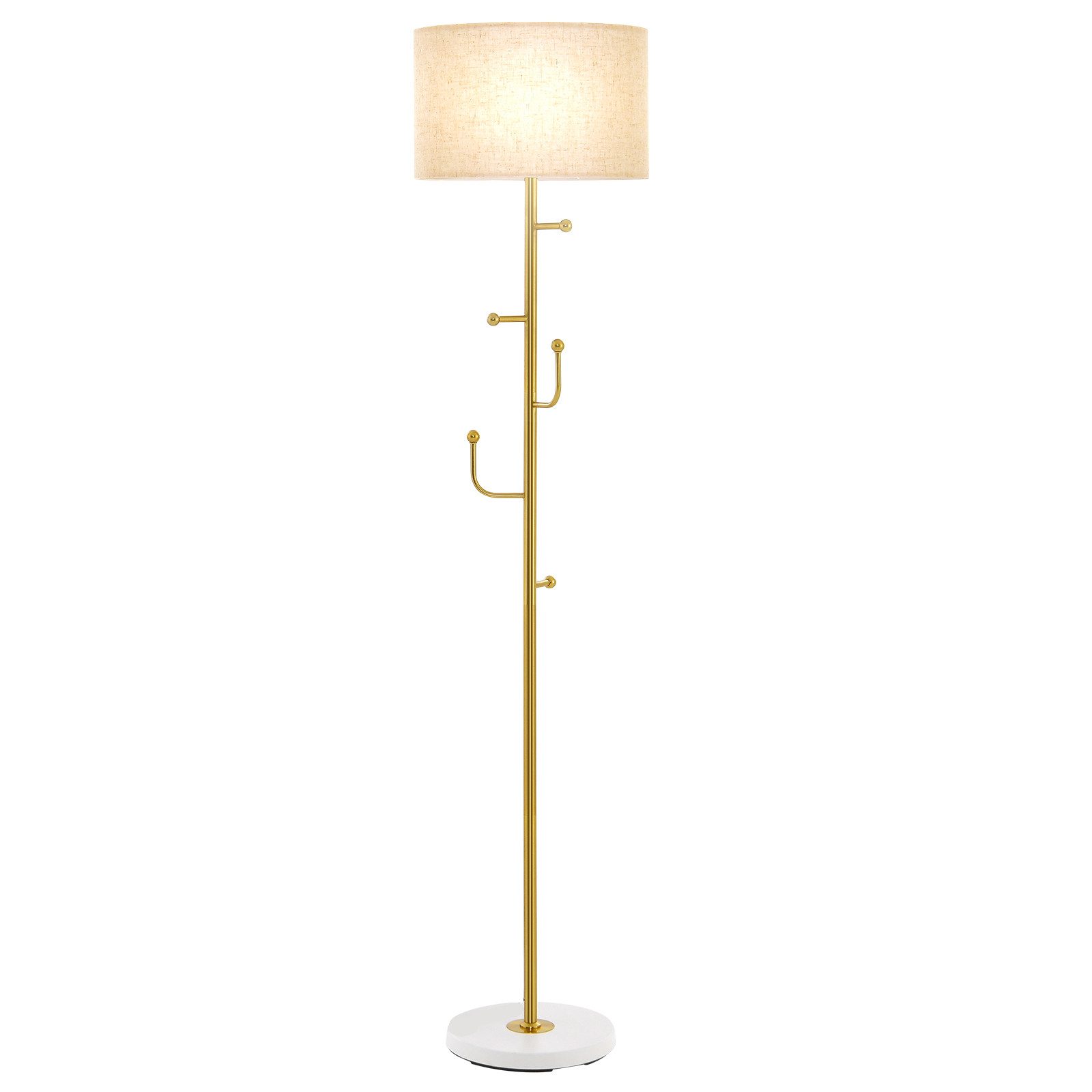 COSTWAY Stehlampe, ohne Leuchtmittel, 166,5 cm günstig online kaufen