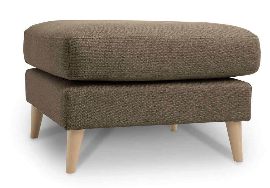 Home affaire Polsterhocker "MARSEILLE", Massivholzbeine Eiche, Landhausstil günstig online kaufen