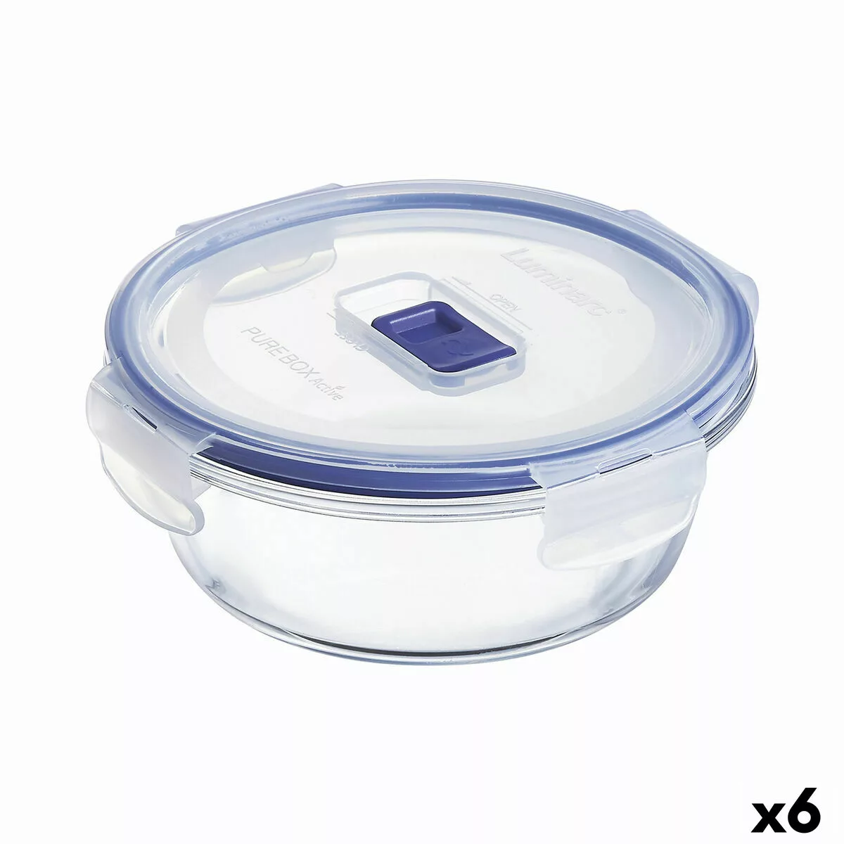 Lunchbox Hermetisch Luminarc Pure Box Active 670 Ml 14 X 6 Cm Zweifarbig Gl günstig online kaufen