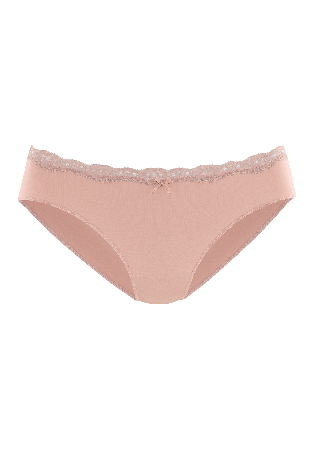LASCANA Bikinislip, (Packung, 4 St.), aus elastischer Baumwolle, in schöner günstig online kaufen