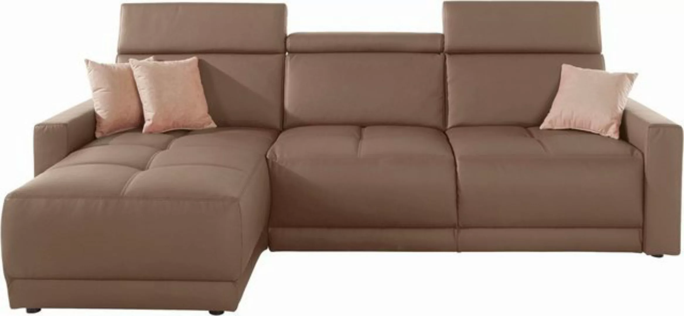 DOMO collection Ecksofa Ava L-Form, mit Recamiere, Federkern wahlweise mit günstig online kaufen