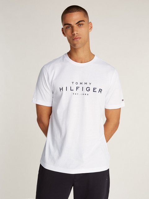 Tommy Hilfiger T-Shirt BIG RWB HILFIGER TEE mit Logo günstig online kaufen