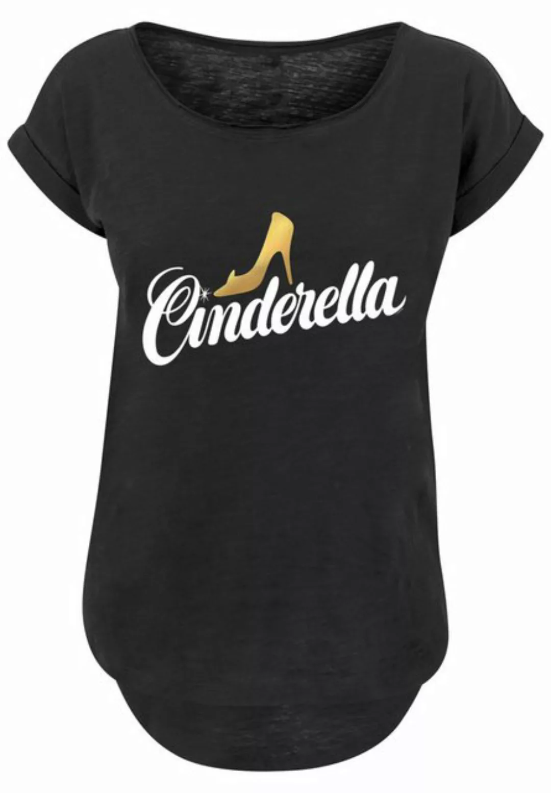 F4NT4STIC T-Shirt Cinderella Aschenputtel Shoe Logo Print günstig online kaufen