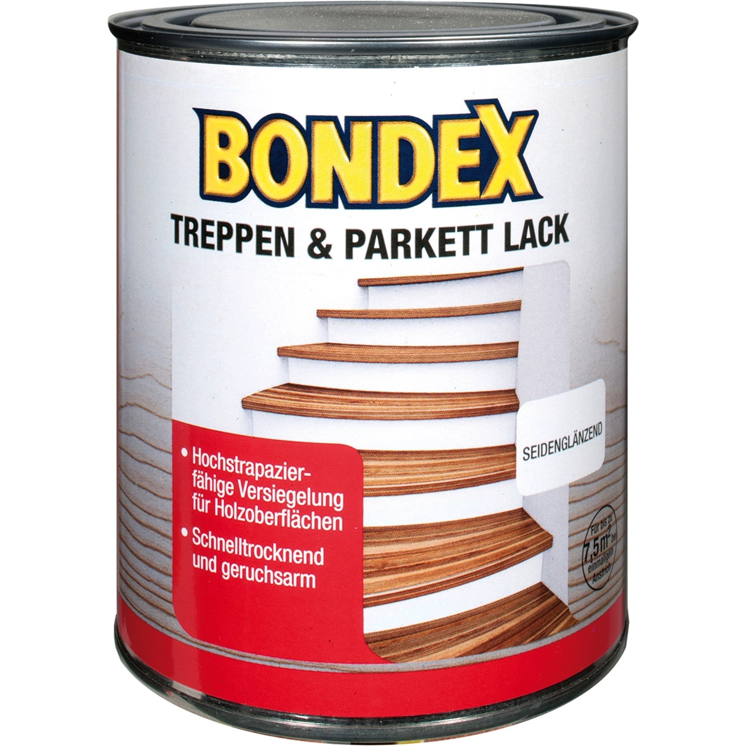 Bondex Treppen-u. Parkettlack Transparent seidenglänzend 750 ml günstig online kaufen