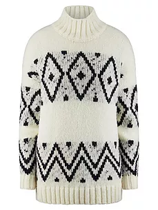 Pullover Stehkragen include weiss günstig online kaufen