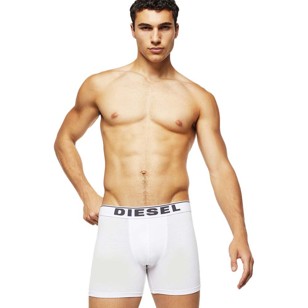 Diesel Sebastian Long Boxer 3 Einheiten XL Gray / White / Black günstig online kaufen