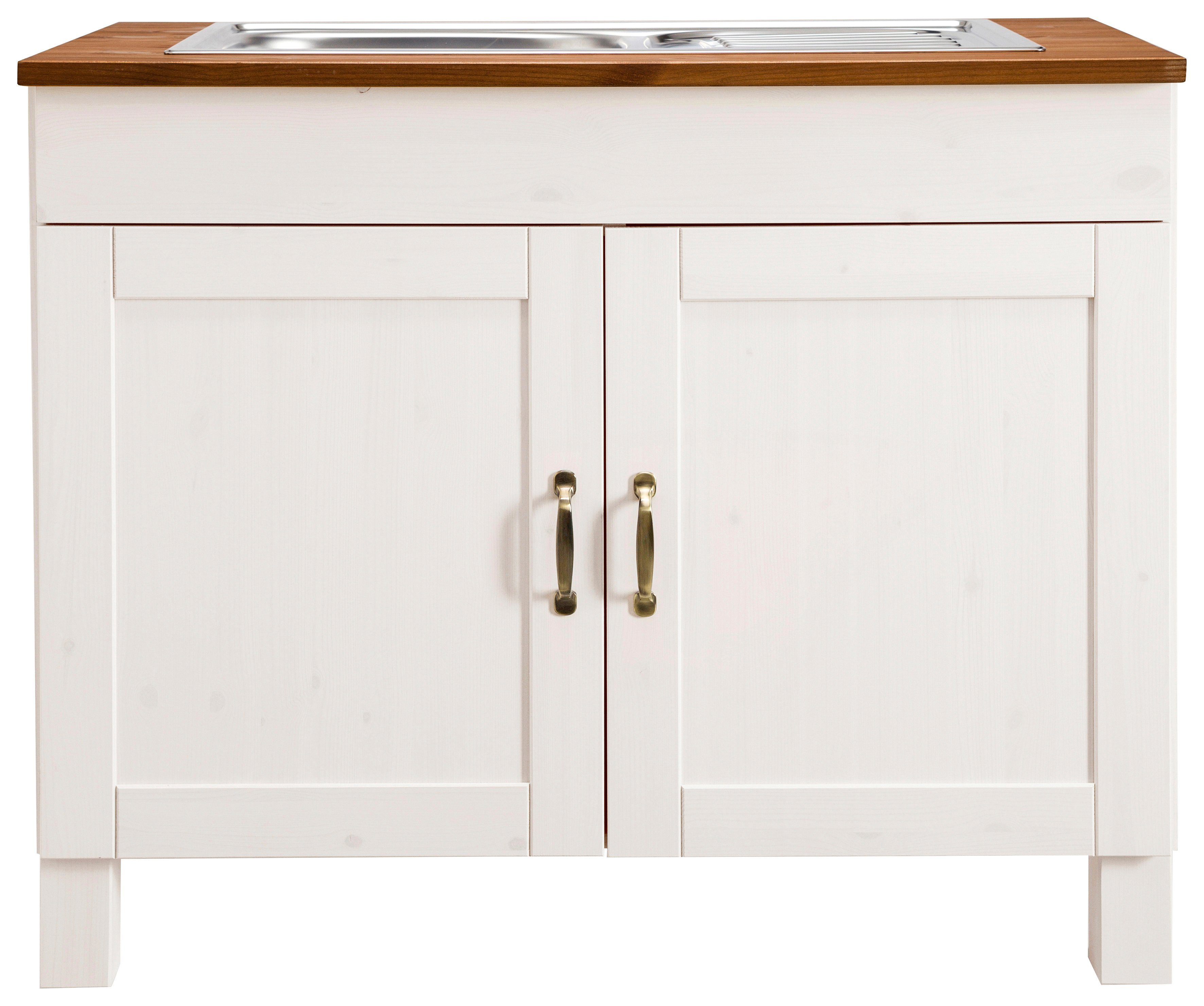Home affaire Spülenschrank "Alby", Breite 100 cm, 1 Fach günstig online kaufen