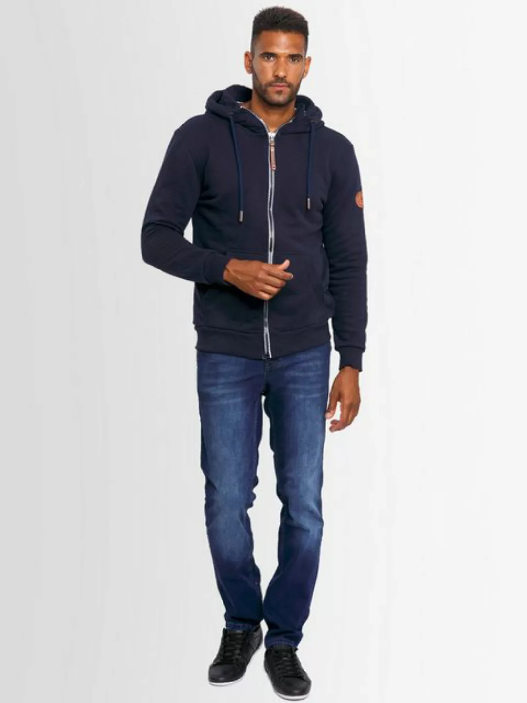 Alessandro Salvarini Sweatjacke ASGeenio mit hohem Kragen günstig online kaufen