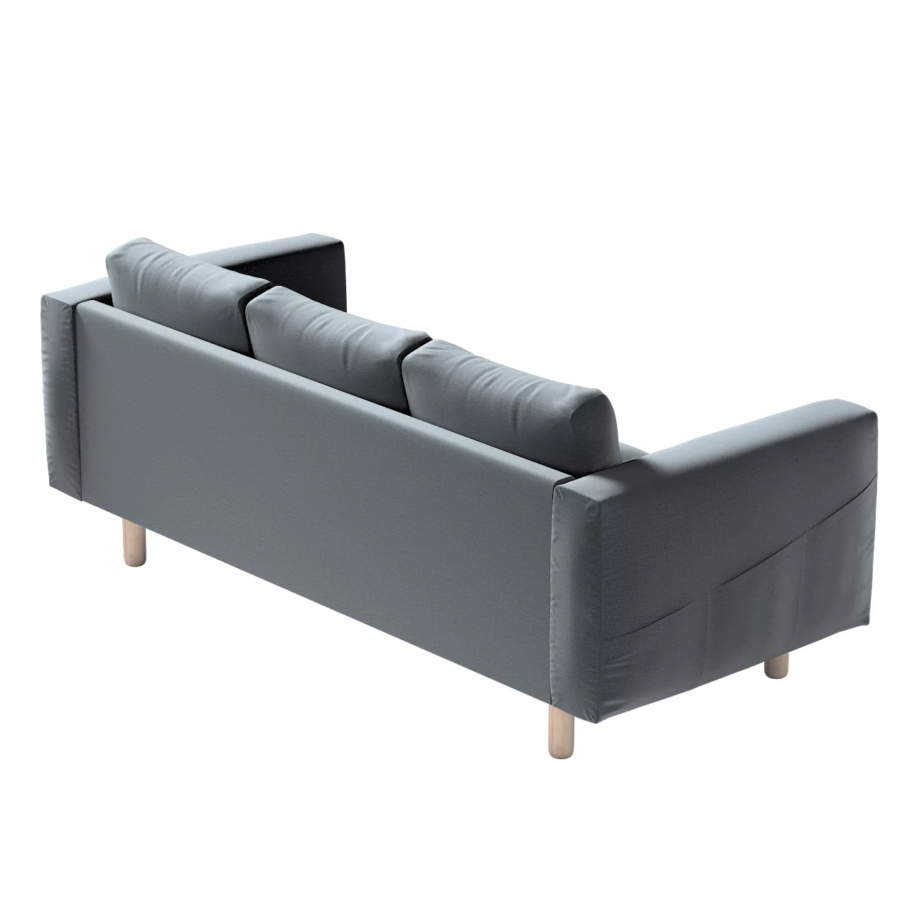 Bezug für Norsborg 3-Sitzer Sofa, graphite, Norsborg 3-Sitzer Sofabezug, In günstig online kaufen