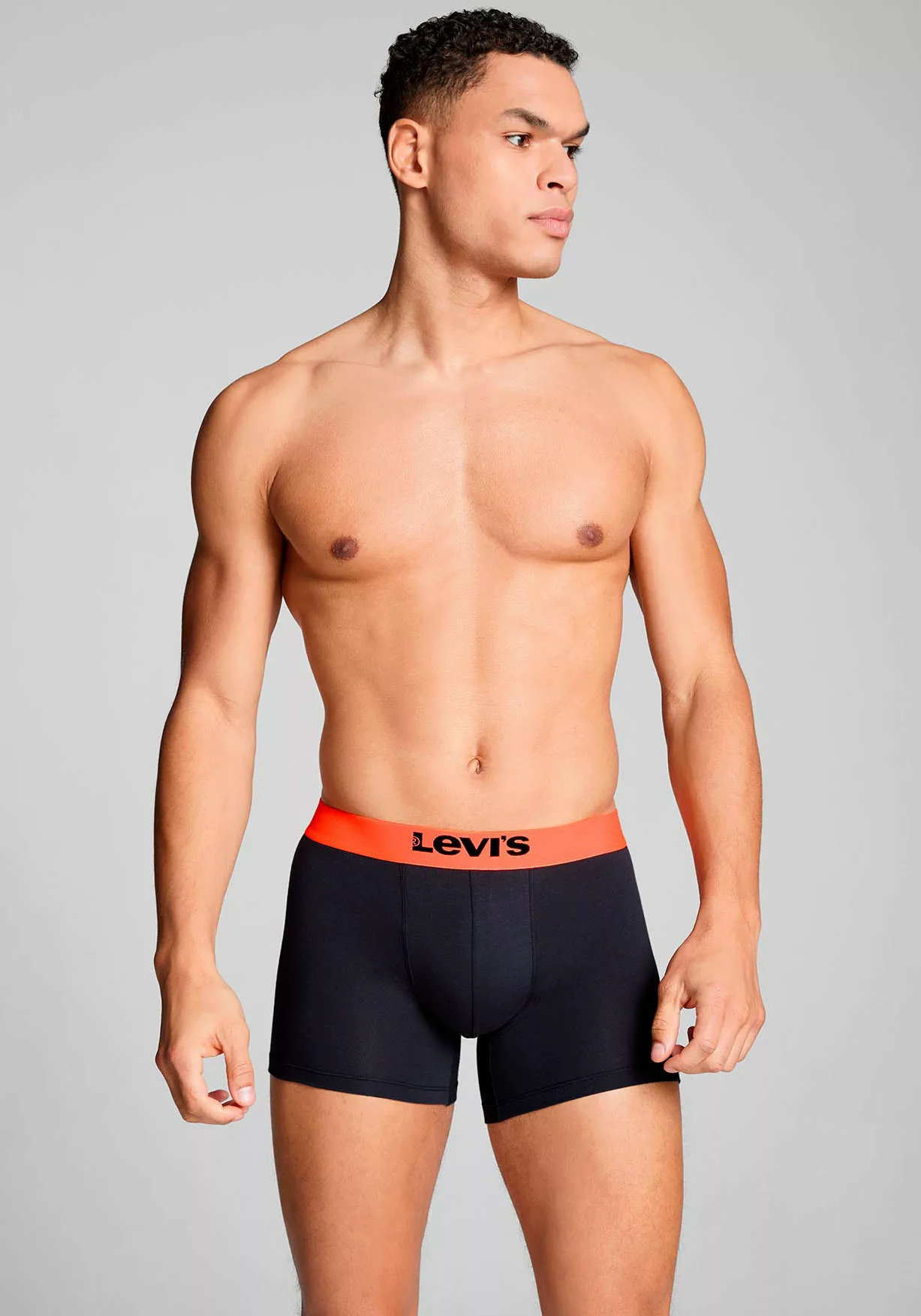 Levis Boxer, (3er-Pack), mit kontrastfarbenem Logobund günstig online kaufen