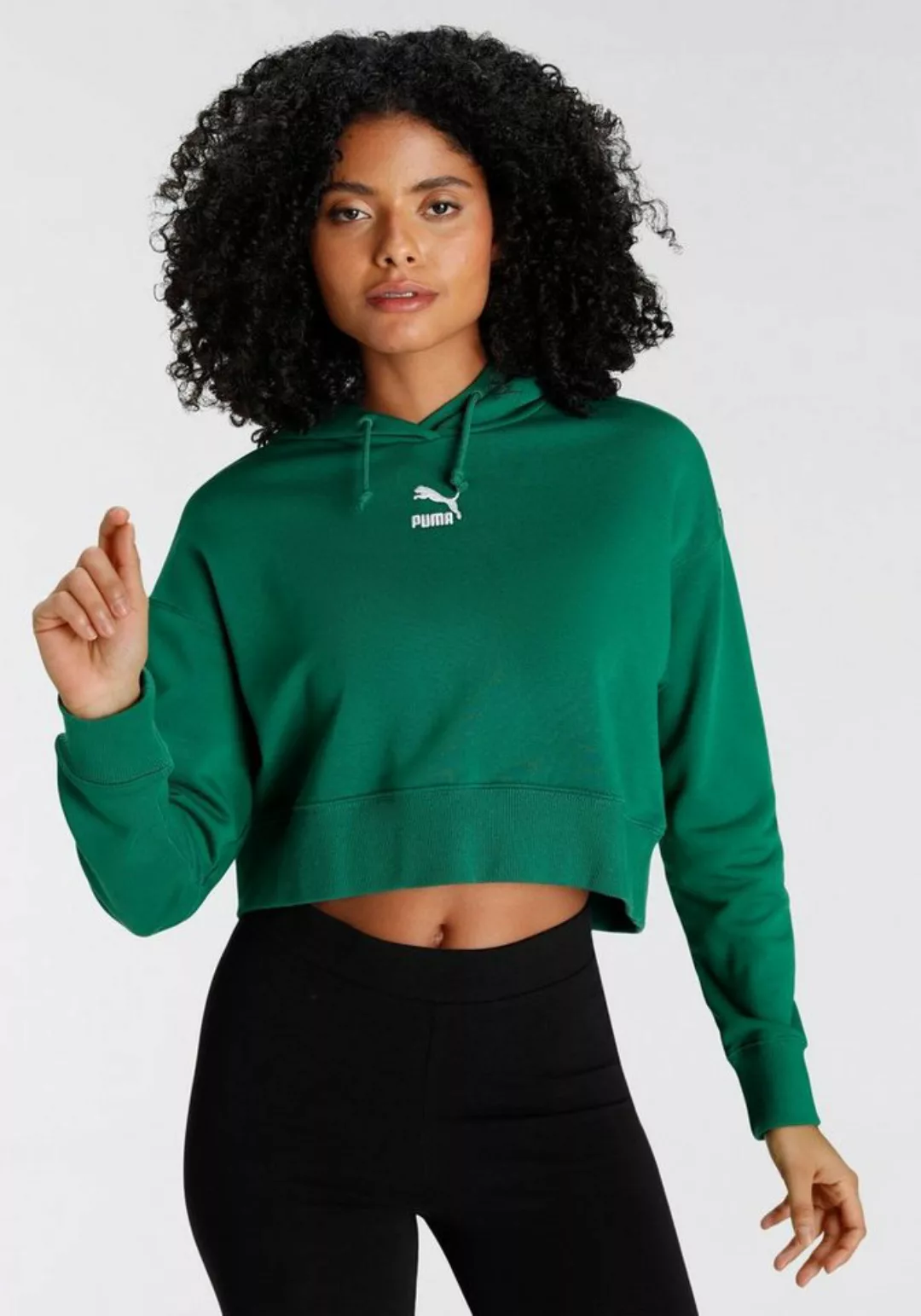 PUMA Kapuzensweatshirt CLASSICS CROPPED HOODIE TR günstig online kaufen