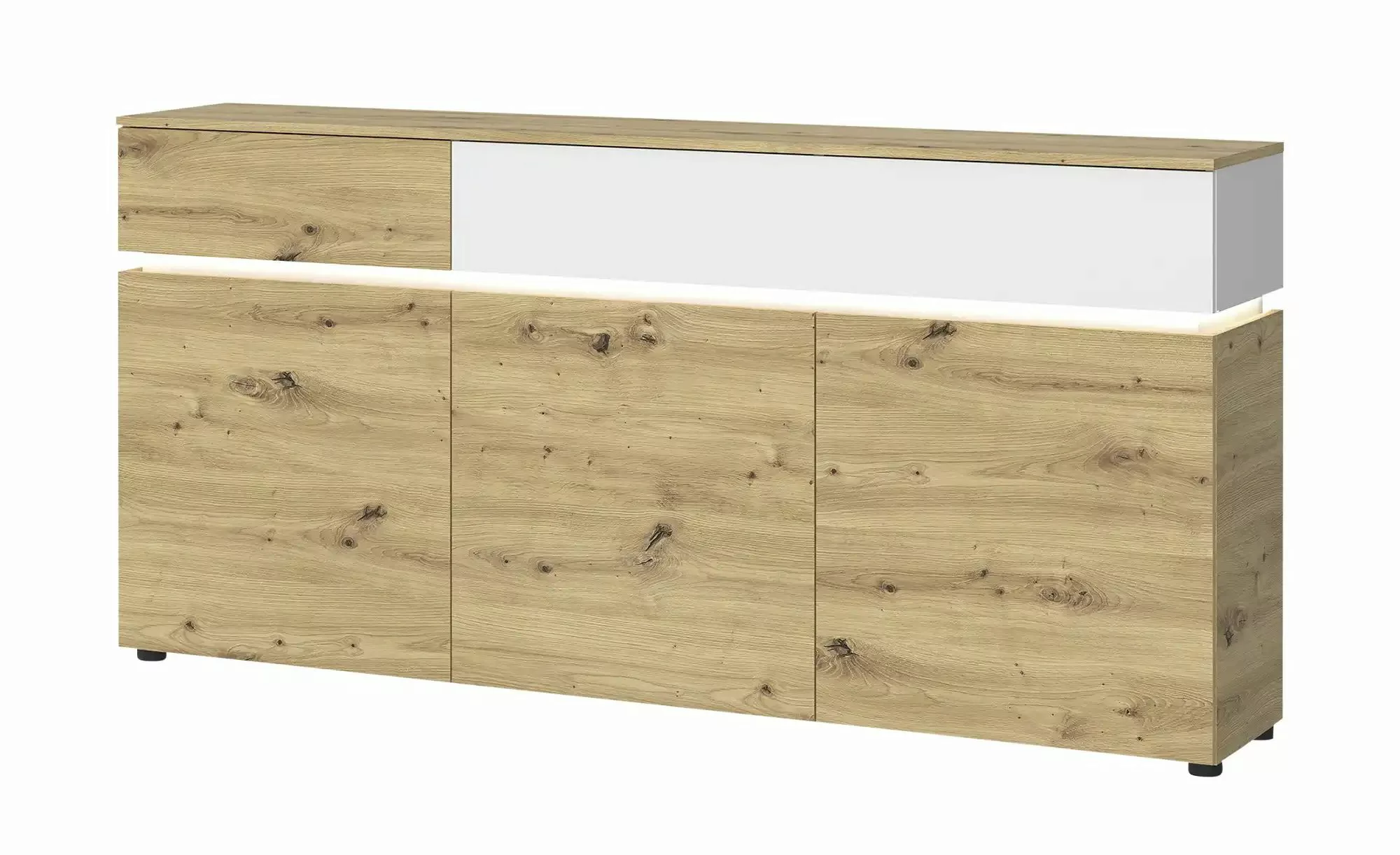 Sideboard Soft-Close Luci ¦ holzfarben ¦ Maße (cm): B: 181 H: 90 T: 40.0 Ko günstig online kaufen