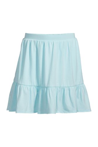 Stufenrock SKORT, Größe: 140-152, Blau, Baumwolle, by Lands' End, Hell Glän günstig online kaufen