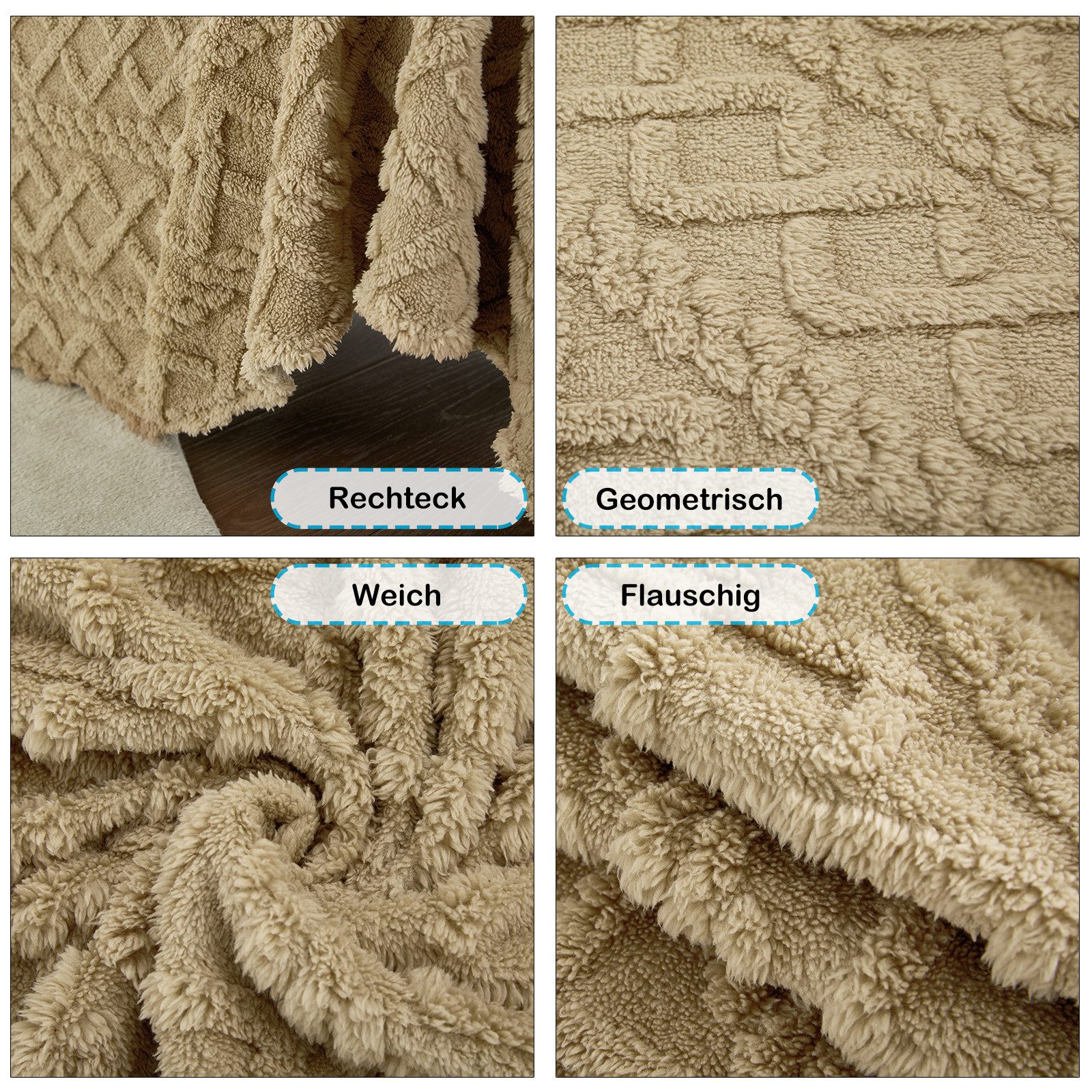 Rosnek Sofaschoner Plüsch Sofa Überzug Sofabezug günstig online kaufen