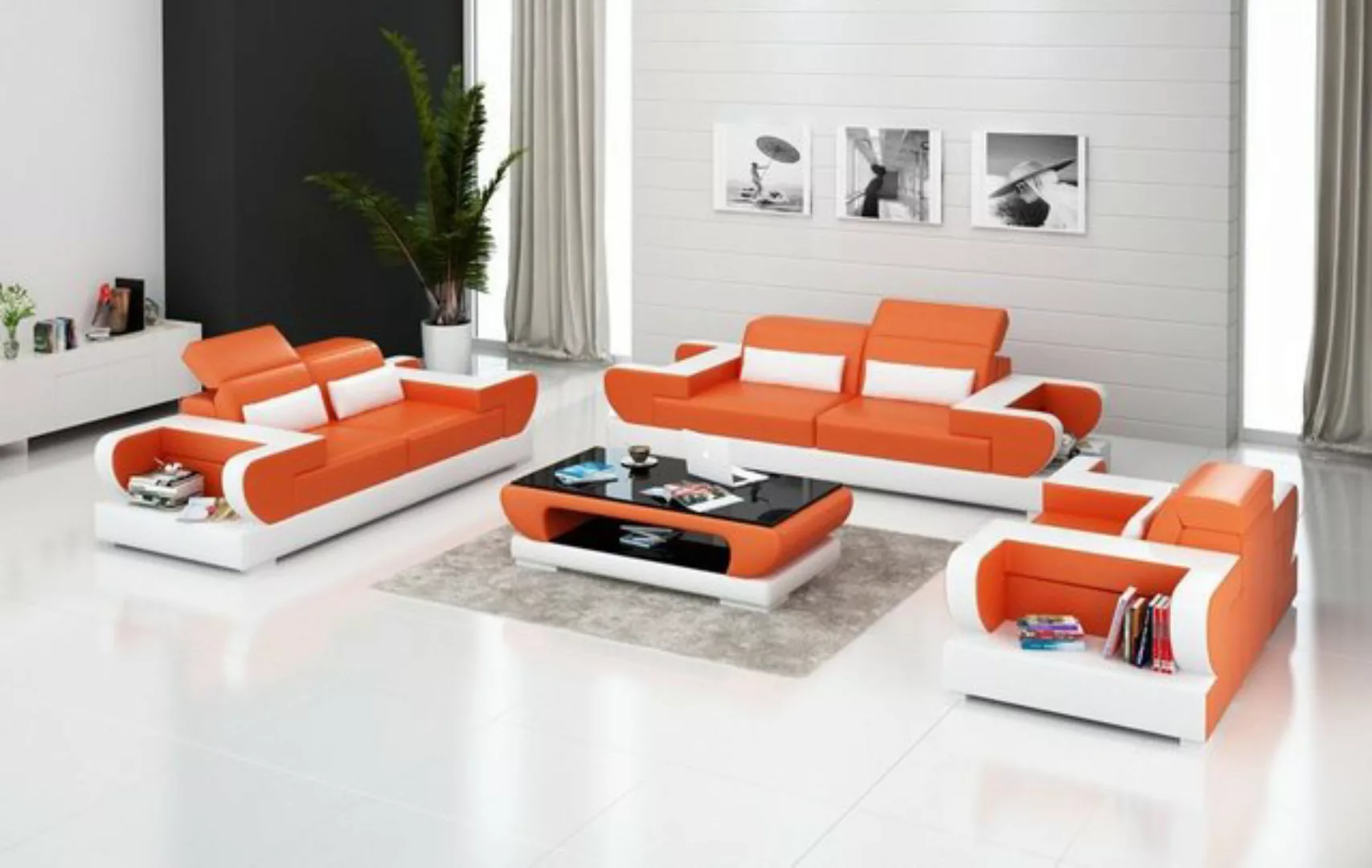 JVmoebel Sofa Luxus Rote Sofagarnitur 3+2 modernes Design Stilvoll Neu, Mad günstig online kaufen