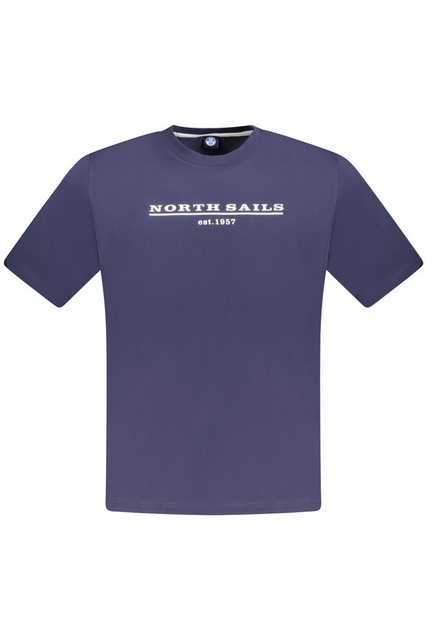 North Sails T-Shirt Herren T-Shirt Blau: Kurzarm, Rundhals mit Print günstig online kaufen