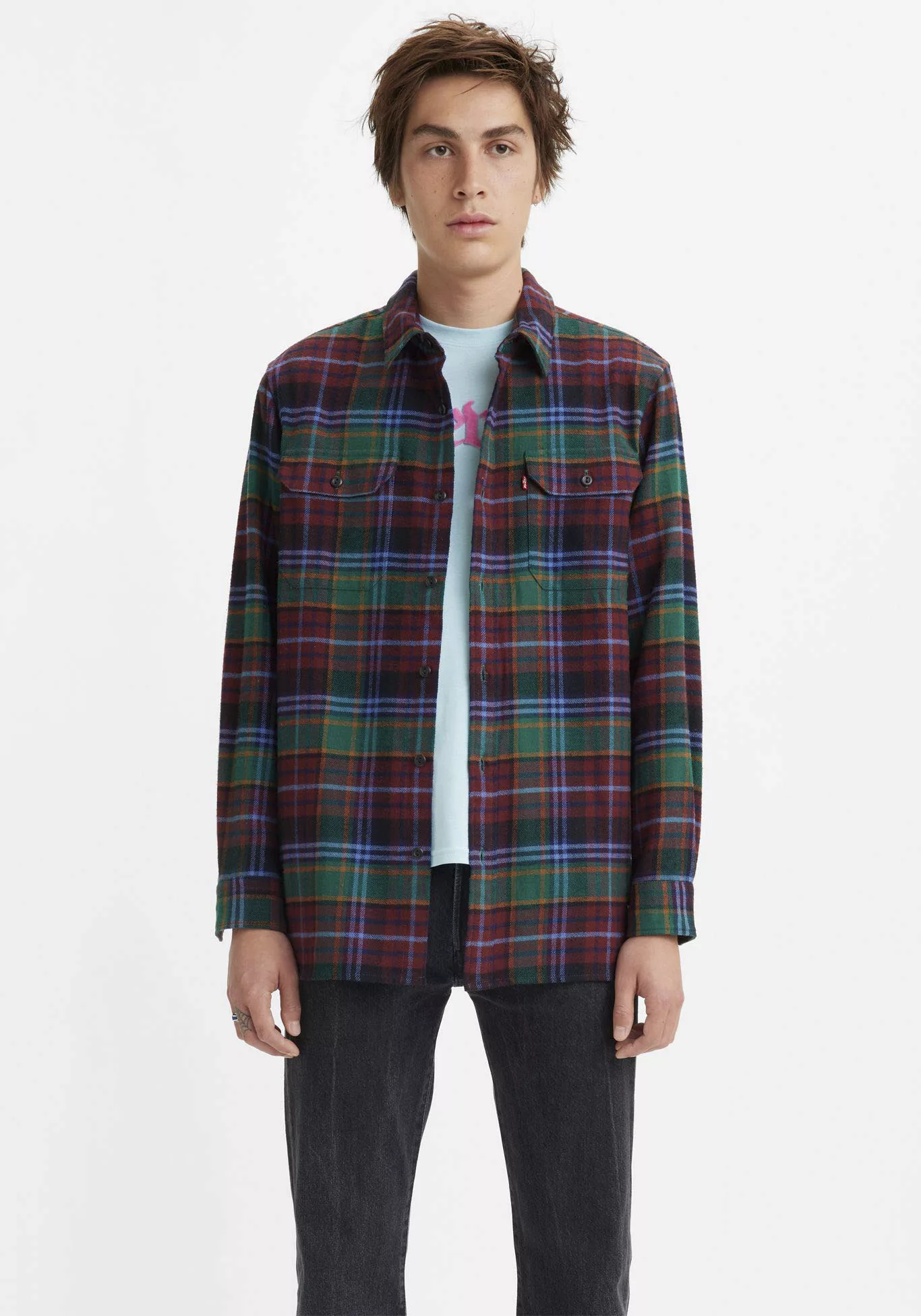 Levi's® Flanellhemd JACKSON WORKER mit durchgehender Knopfleiste günstig online kaufen