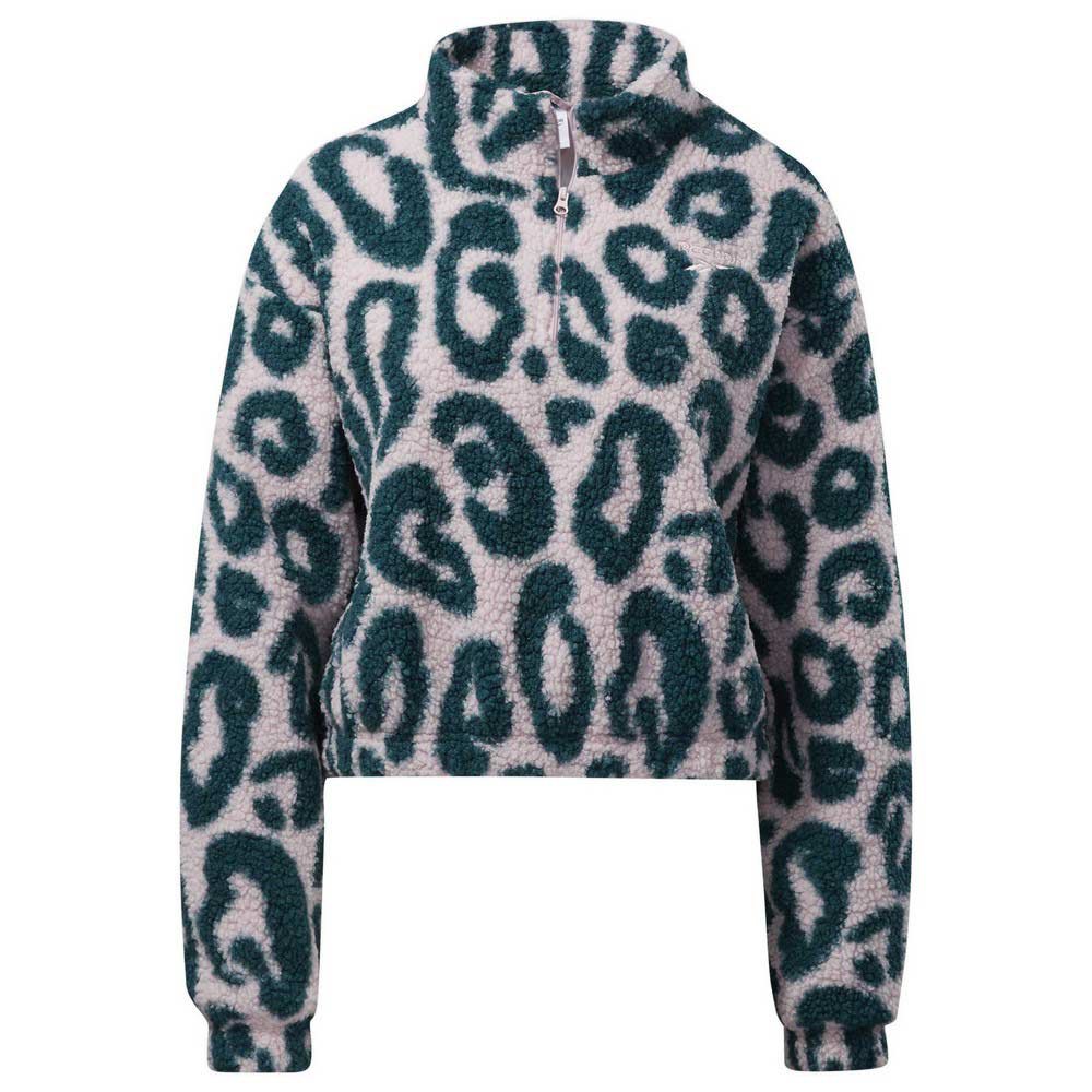 Reebok Classics Hallo Leo Sherpa Sweatshirt Mit Reißverschluss 2XS Frost Be günstig online kaufen