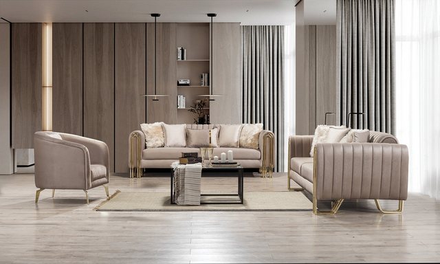 Viva Möbel Sofa CAPRICE, Elegantes Sofa-Set mit vielseitiger Funktionalität günstig online kaufen