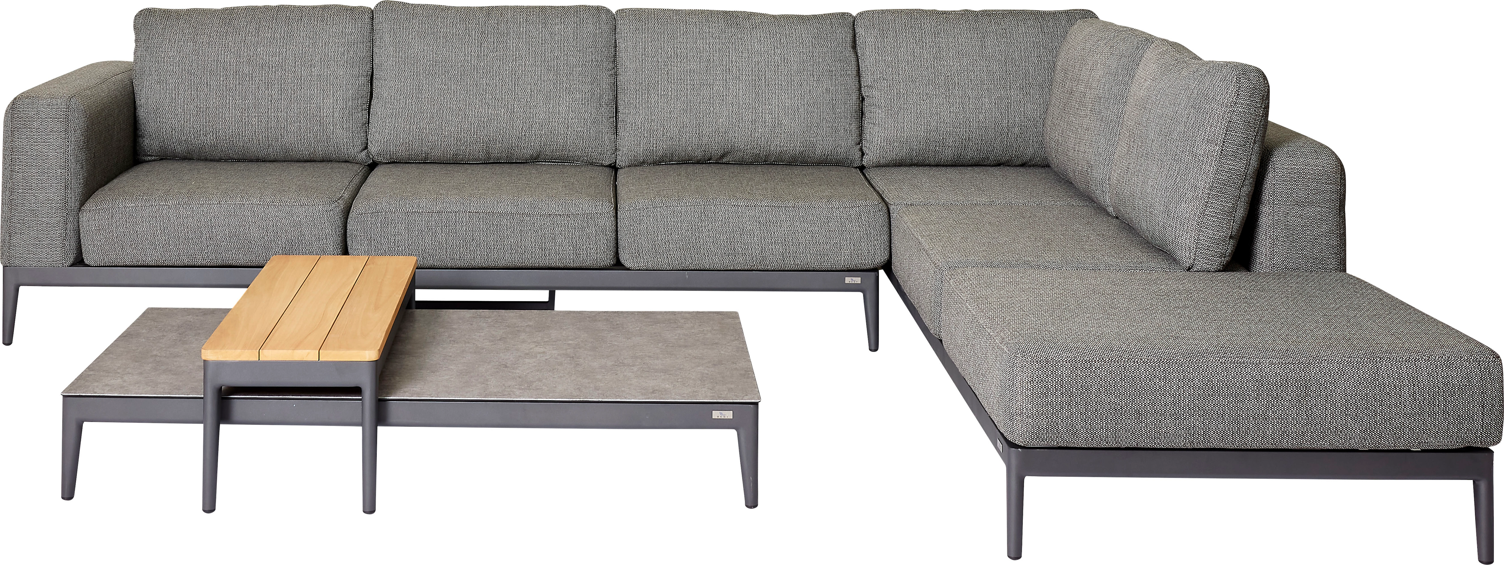 Best Gartenlounge-Set "Athene", (Set, 2 tlg.), Lounge-Set mit zwei Beistell günstig online kaufen