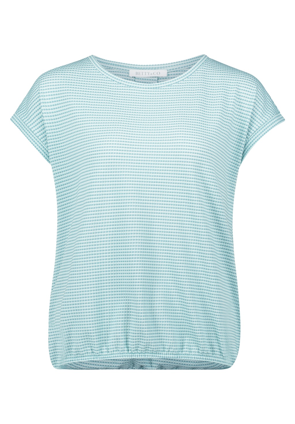 Betty&Co Kurzarmshirt "Betty & Co Damen Casual-Shirt mit Gummizug", (1 tlg. günstig online kaufen
