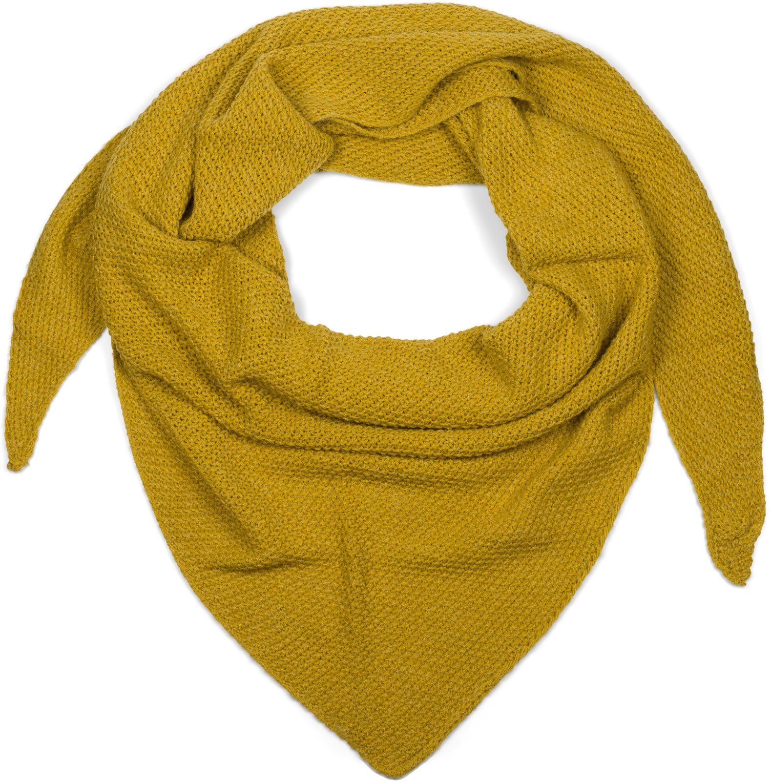 styleBREAKER Dreieckstuch Strick Dreiecktuch Einfarbig, (1-St) günstig online kaufen