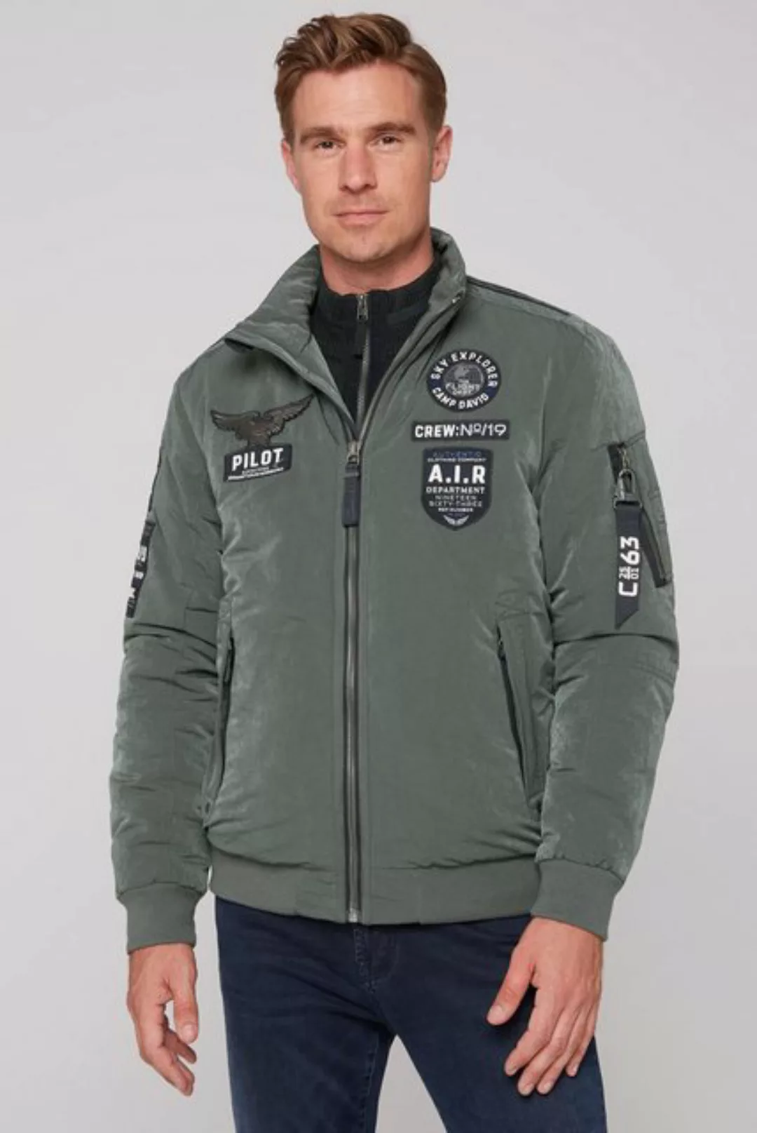 CAMP DAVID Outdoorjacke mit Ärmeltasche günstig online kaufen