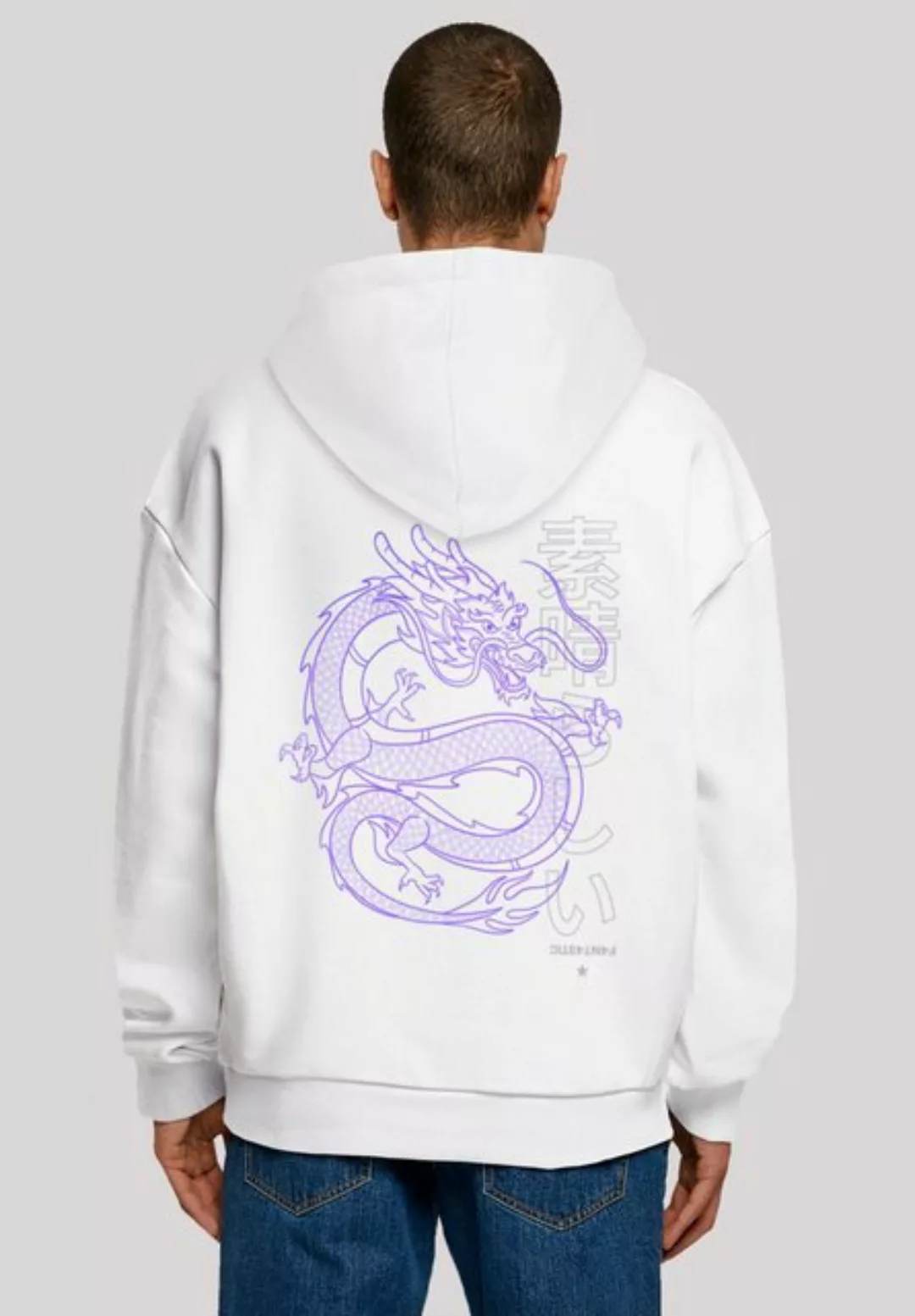 F4NT4STIC Kapuzenpullover Drache Japan Print günstig online kaufen