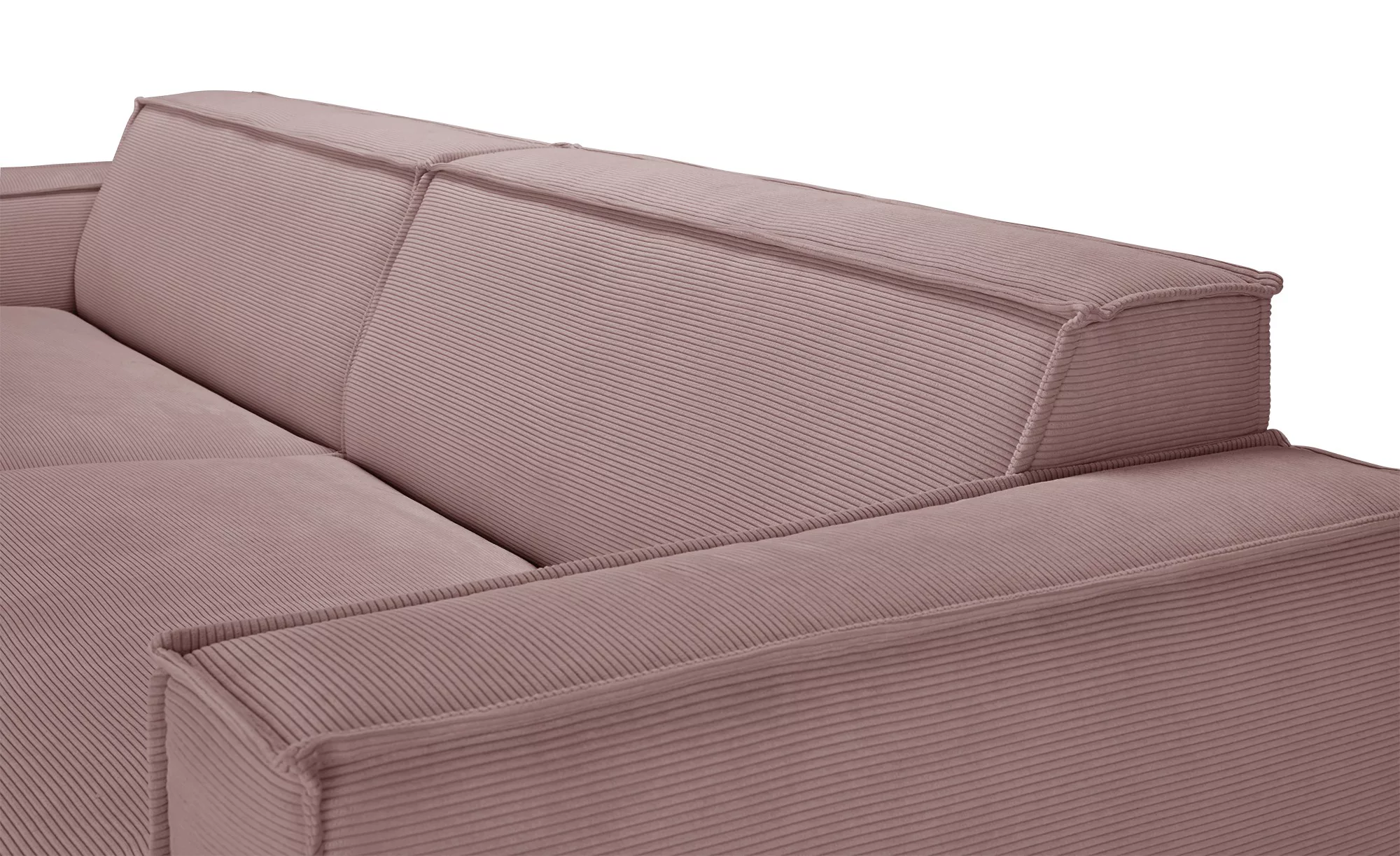pop Big Sofa Cord Upper East ¦ rosa/pink ¦ Maße (cm): B: 296 H: 72 T: 106 P günstig online kaufen