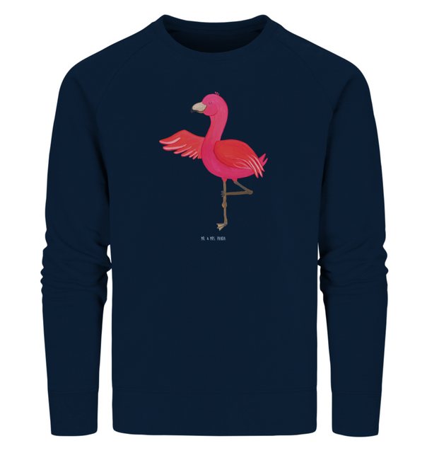 Mr. & Mrs. Panda Longpullover Größe XS Flamingo Yoga - French Navy - Gesche günstig online kaufen