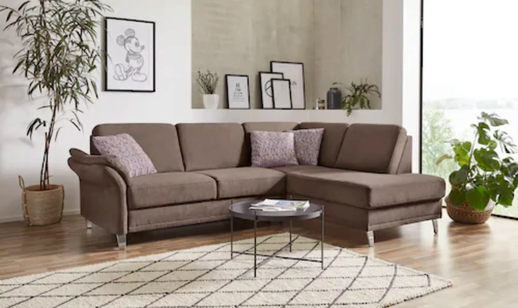 sit&more Ecksofa "Clio L-Form", wahlweise mit Bettfunktion und Bettkasten, günstig online kaufen