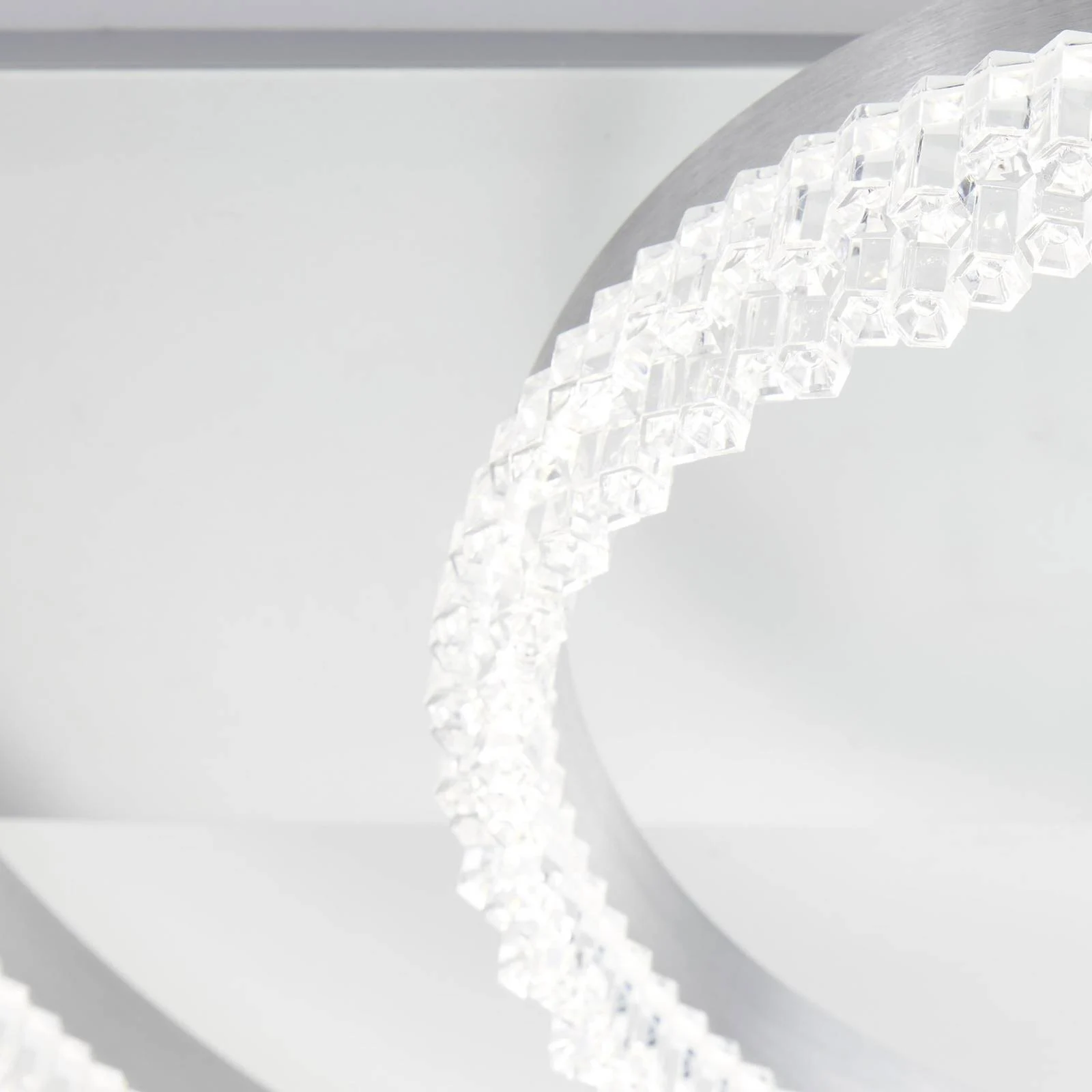 LED-Deckenleuchte Aurora, aluminium, Ø 61 cm, Aluminium, CCT günstig online kaufen