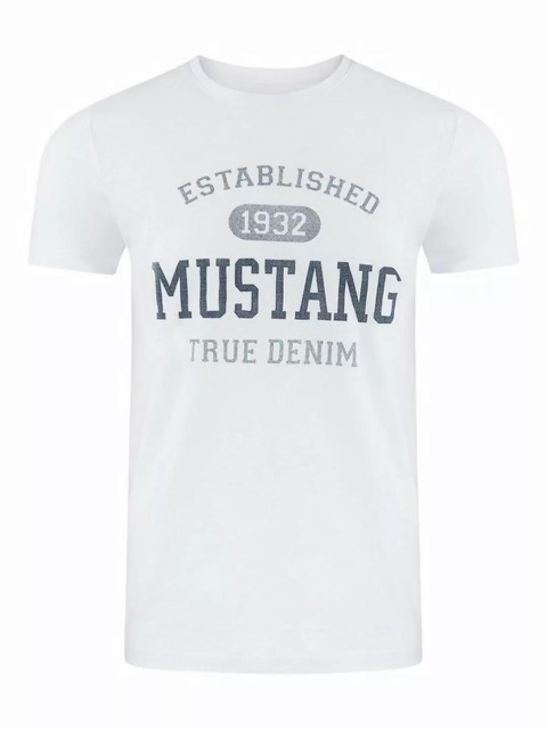 MUSTANG Tshirt Herren Baumwolle Regular Fit 4er Pack günstig online kaufen