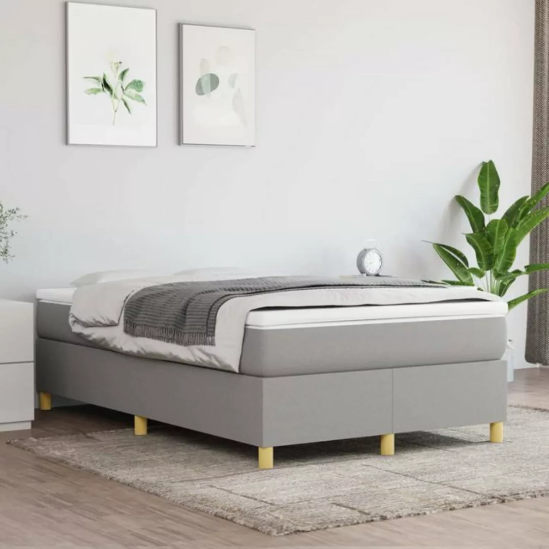 Vidaxl Boxspringbett Taupe 120x200 Cm Stoff günstig online kaufen