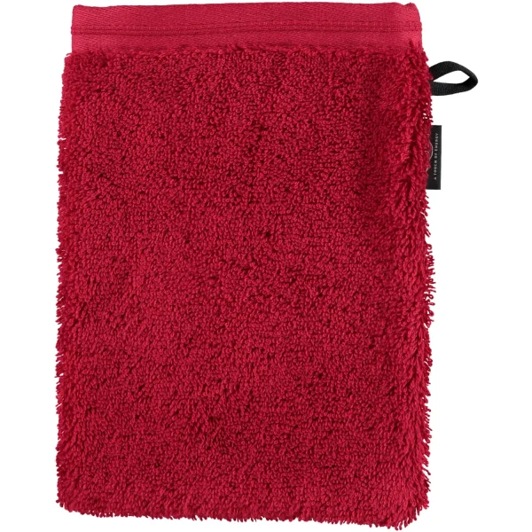 Vossen Vegan Life - Farbe: rubin - 390 - Waschhandschuh 16x22 cm günstig online kaufen