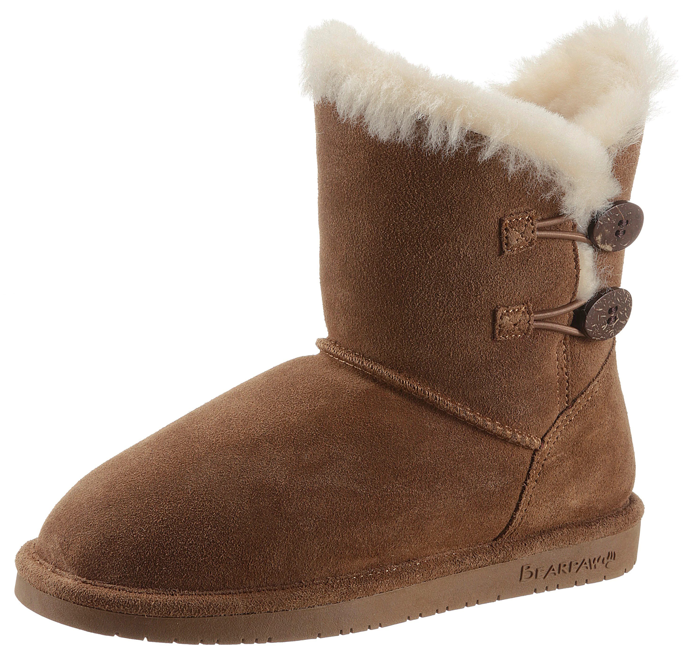 Bearpaw Winterboots "ROSALINE", mit modischen Zierknöpfen günstig online kaufen