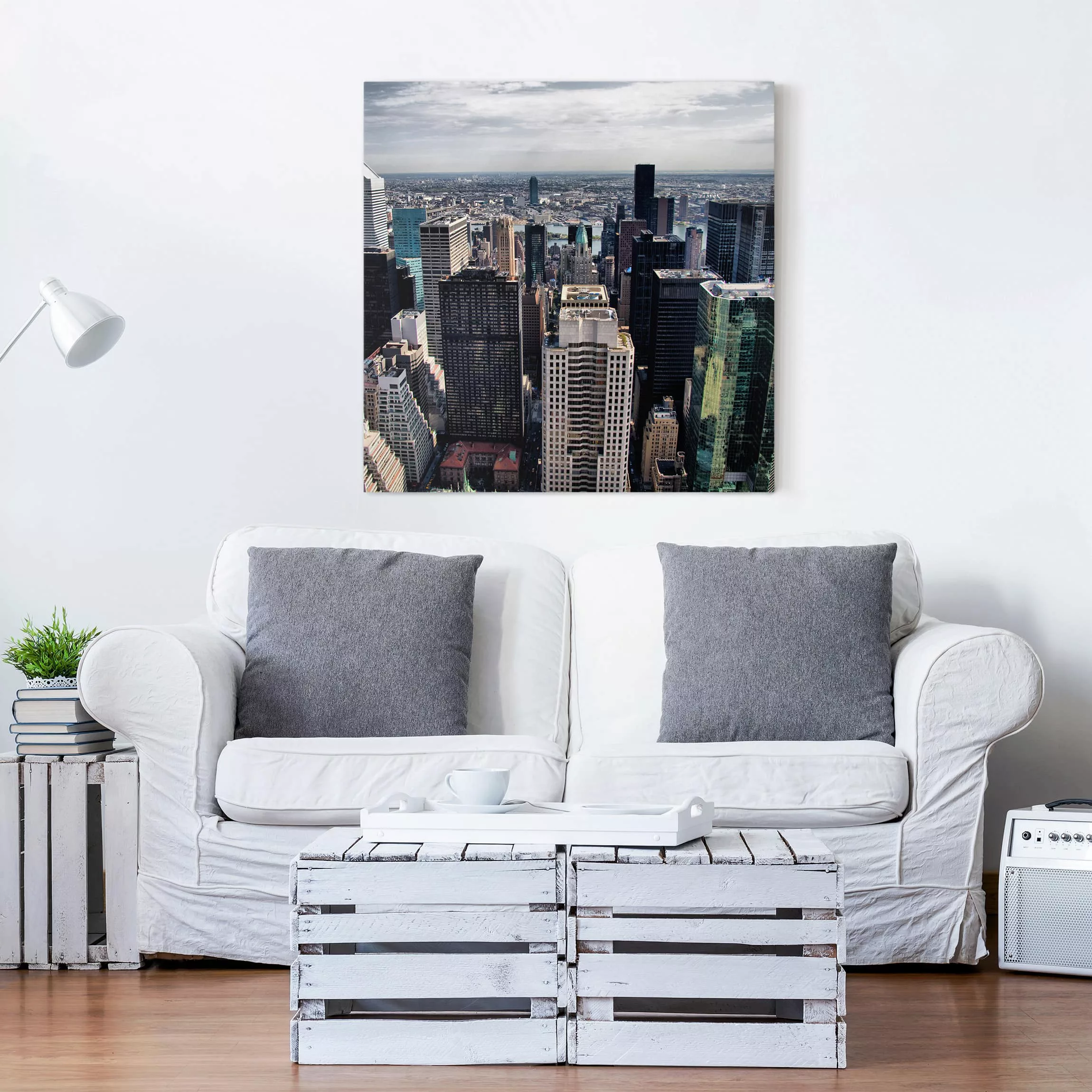 Leinwandbild New York - Quadrat Mitten in New York günstig online kaufen