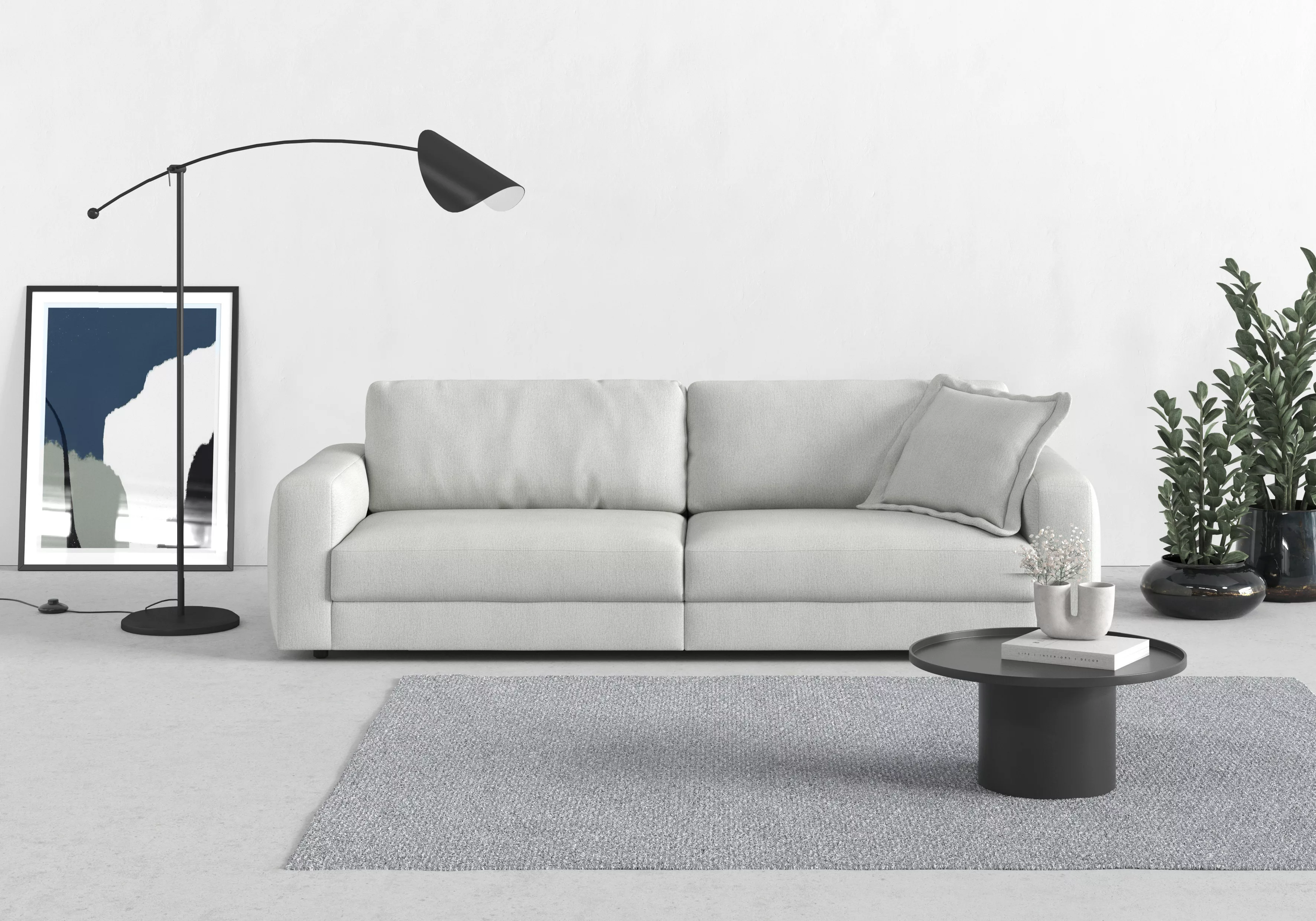 TRENDMANUFAKTUR Big-Sofa »Bourbon«, (2 St.), extra tiefe Sitzfläche, wahlwe günstig online kaufen