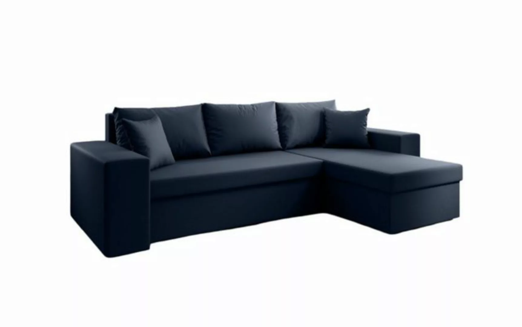 Luxusbetten24 Schlafsofa Designer Sofa Denver, mit Stauraum und Schlaffunkt günstig online kaufen