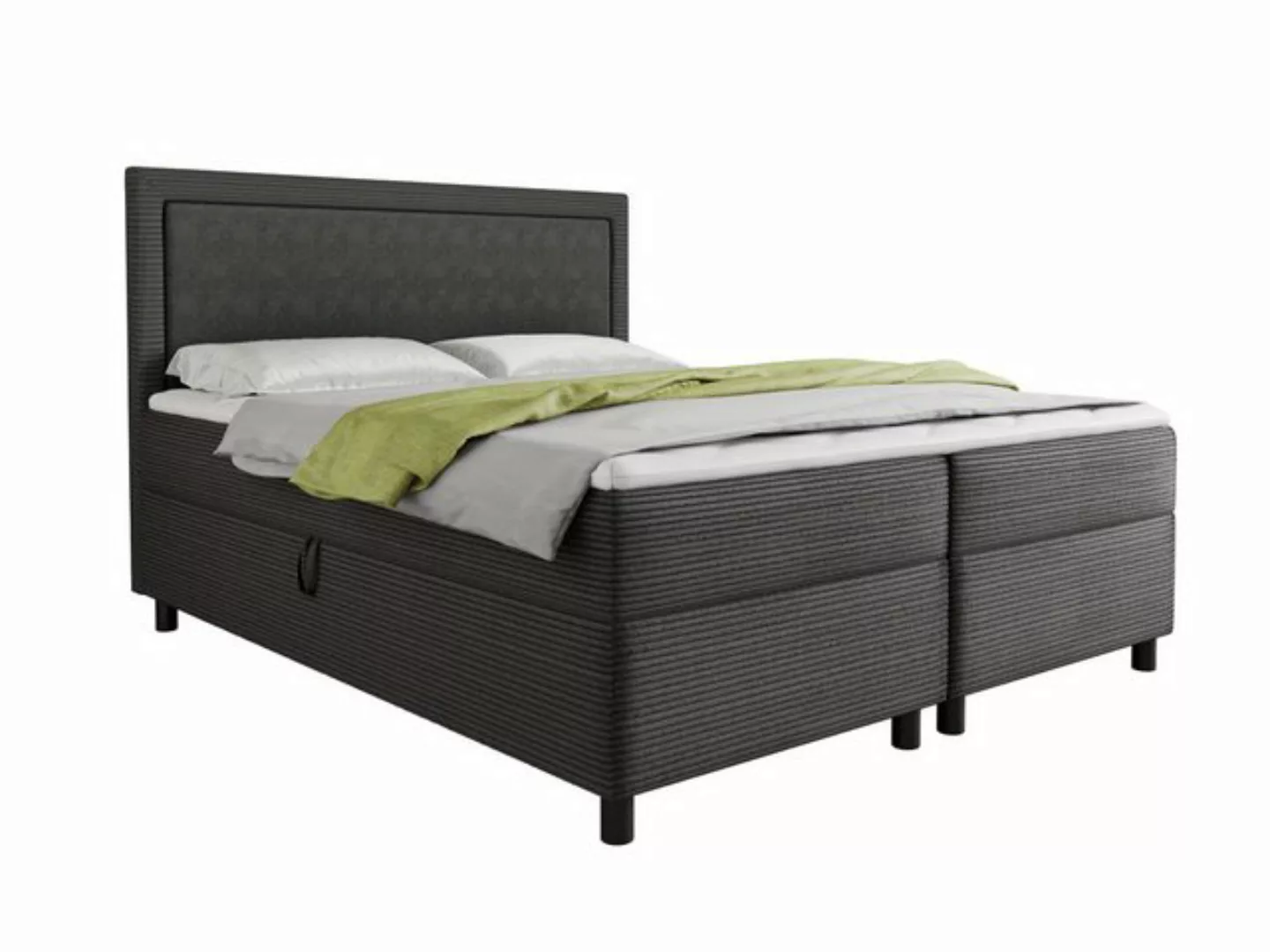 Deine Möbel 24 Boxspringbett LARS 120x200 140x200 160x200 180x200 200x200 c günstig online kaufen