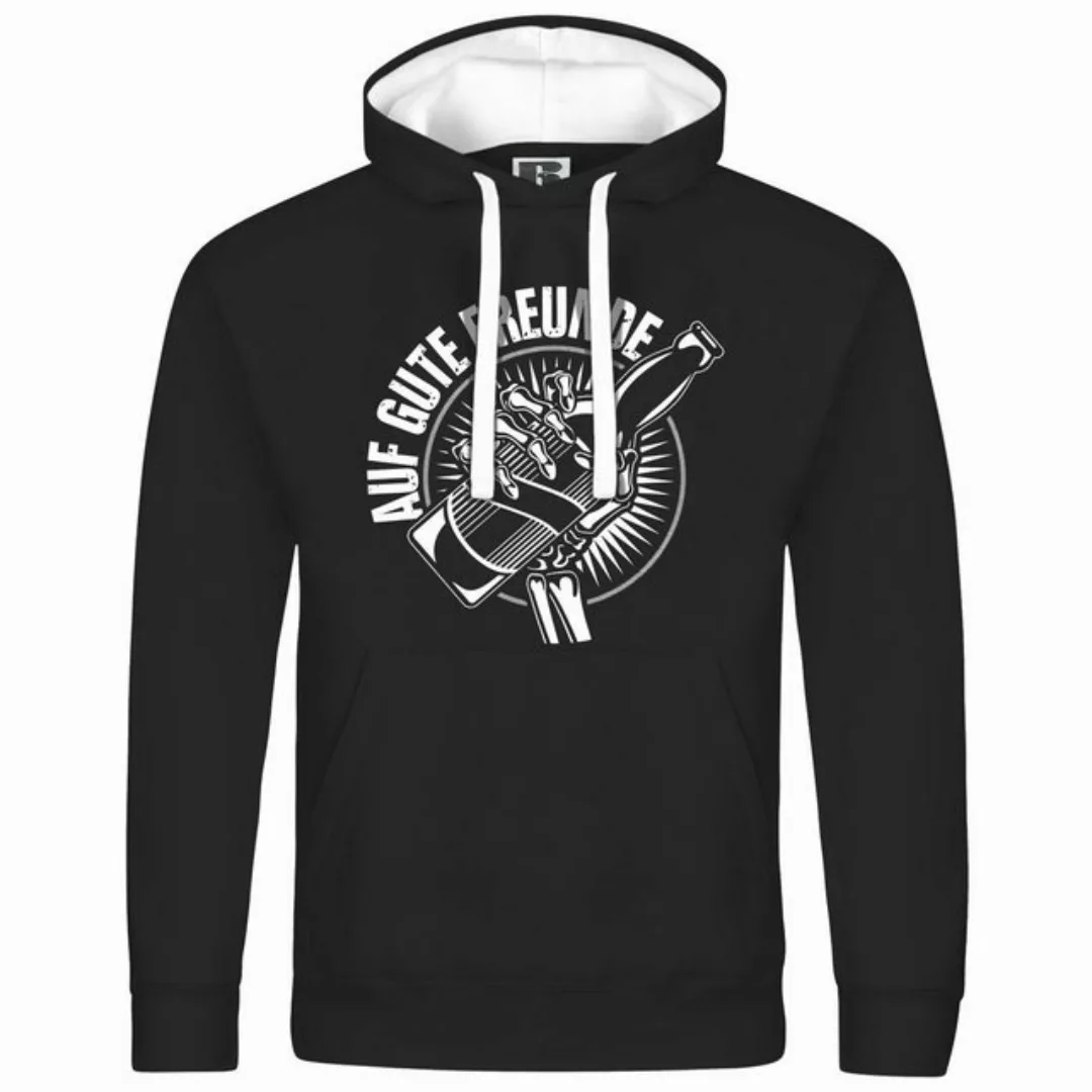 deinshirt Kapuzenpullover Herren Kapuzenpullover Auf gute Freunde Mit Print günstig online kaufen