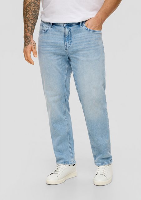 s.Oliver Stoffhose Jeans Casby / Relaxed Fit / Mid Rise / Straight Leg Labe günstig online kaufen