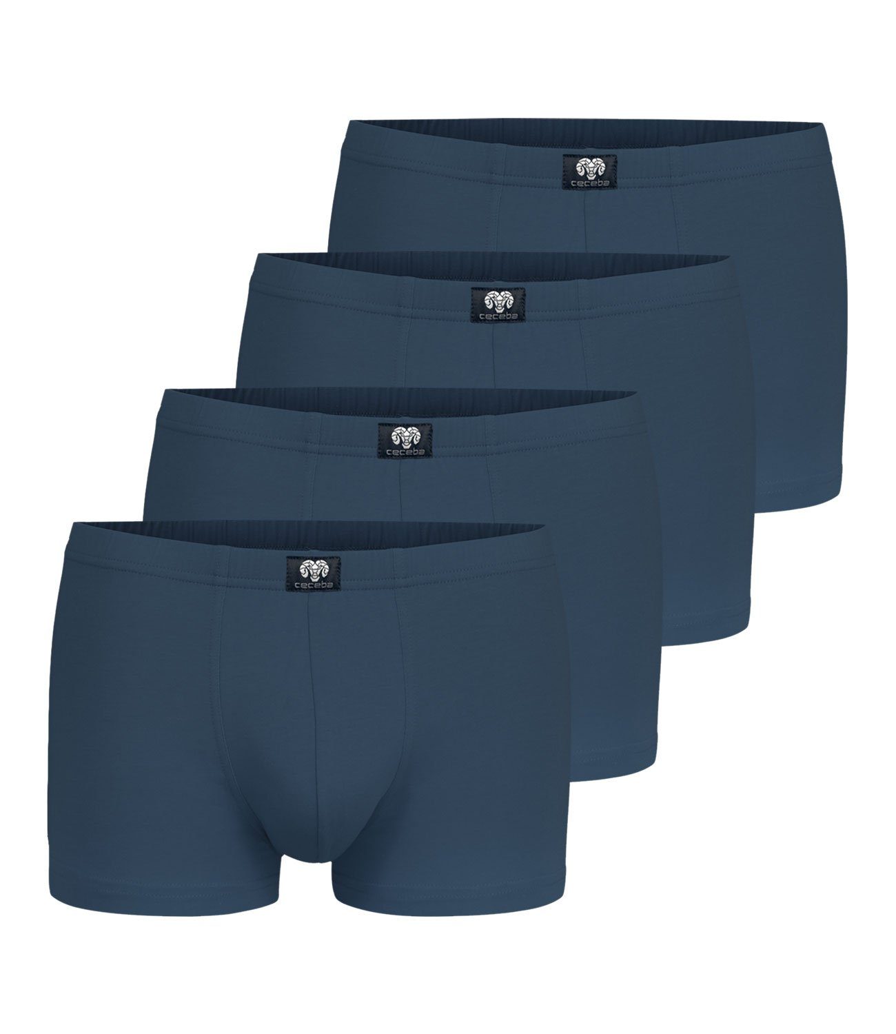 CECEBA Boxershorts enganliegende Trunks (4-St) günstig online kaufen