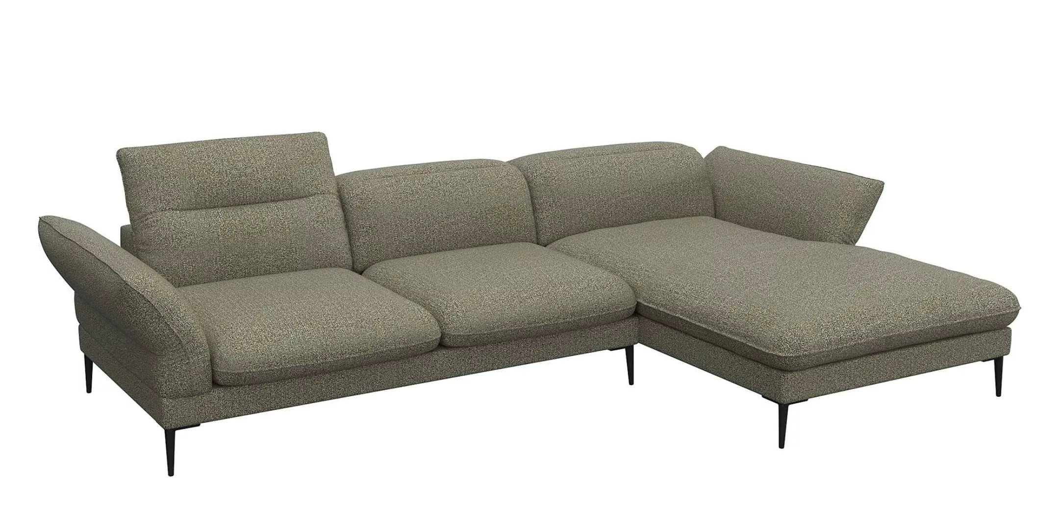 FLEXLUX Ecksofa »Salino, Funktionssofa mit Recamiere, Relaxsofa, Ecksofa«, günstig online kaufen