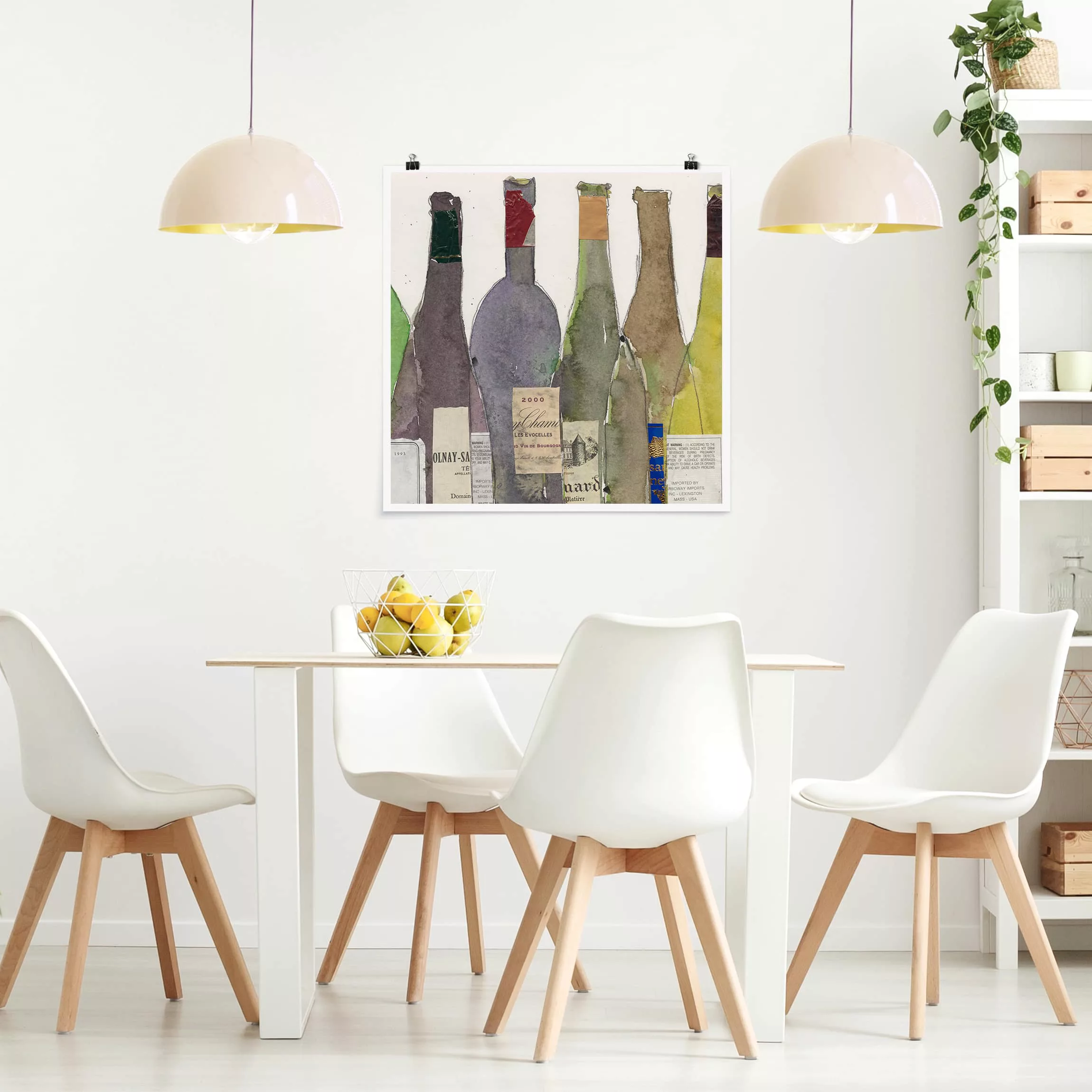 Poster Küche - Quadrat Wein & Spirituosen IV günstig online kaufen