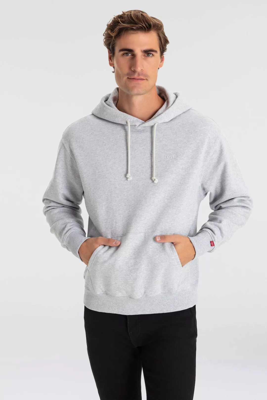 Levis Hoodie "THE AUTHENTIC HOODIE", mit kleiner Ton-in-Ton Logostickerei a günstig online kaufen