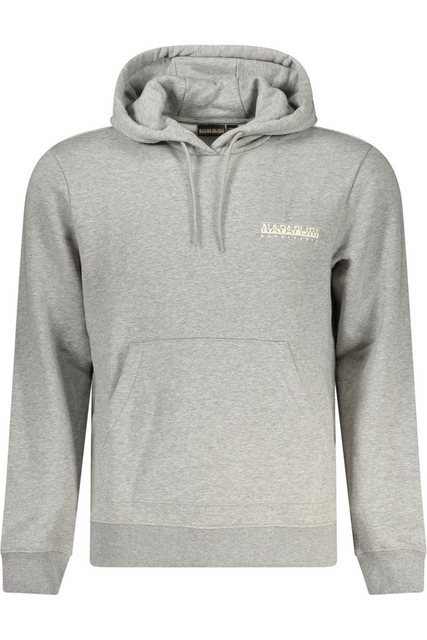 Napapijri Sweatshirt Graues Herren Langarm-Sweatshirt mit Kapuze und günstig online kaufen