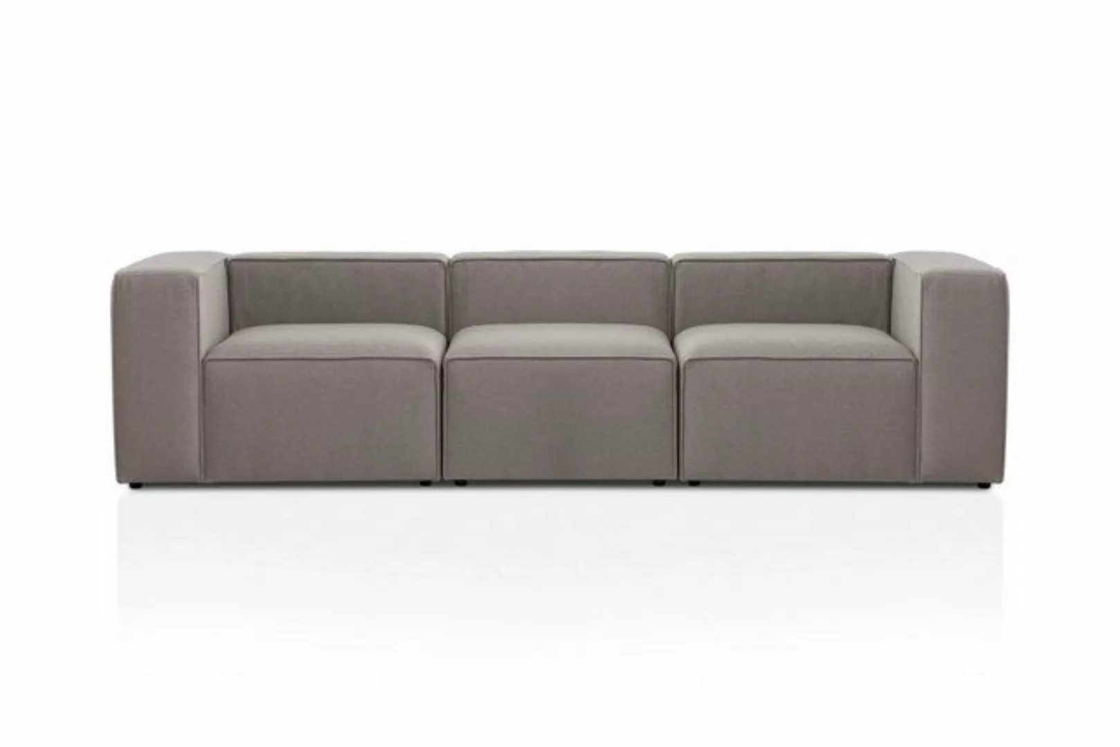 XDREAM 3-Sitzer Modulares Sofa Milos, individuell kombinierbare Wohnlandsch günstig online kaufen