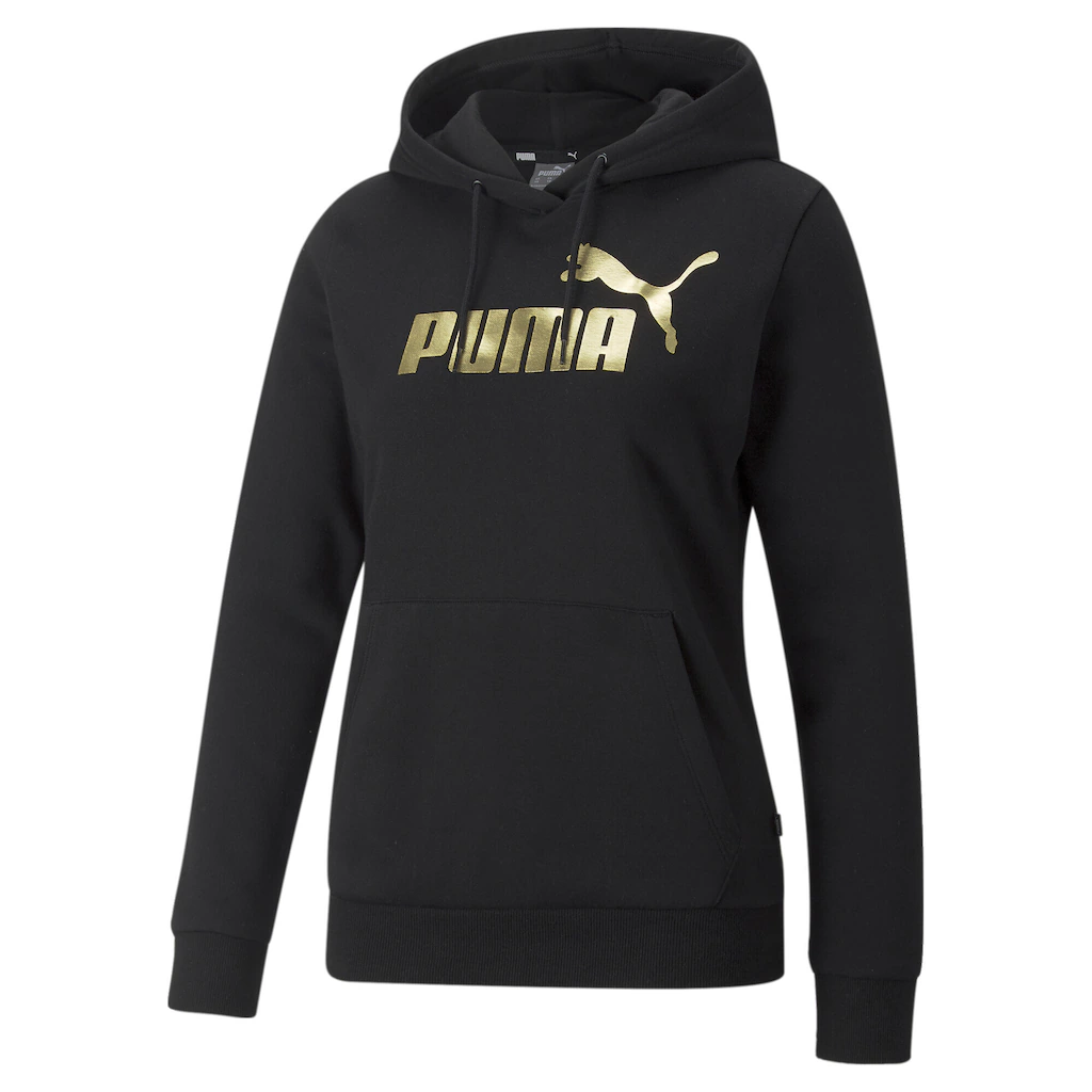 PUMA Hoodie "Essentials+ Metallic Logo Hoodie Damen" günstig online kaufen